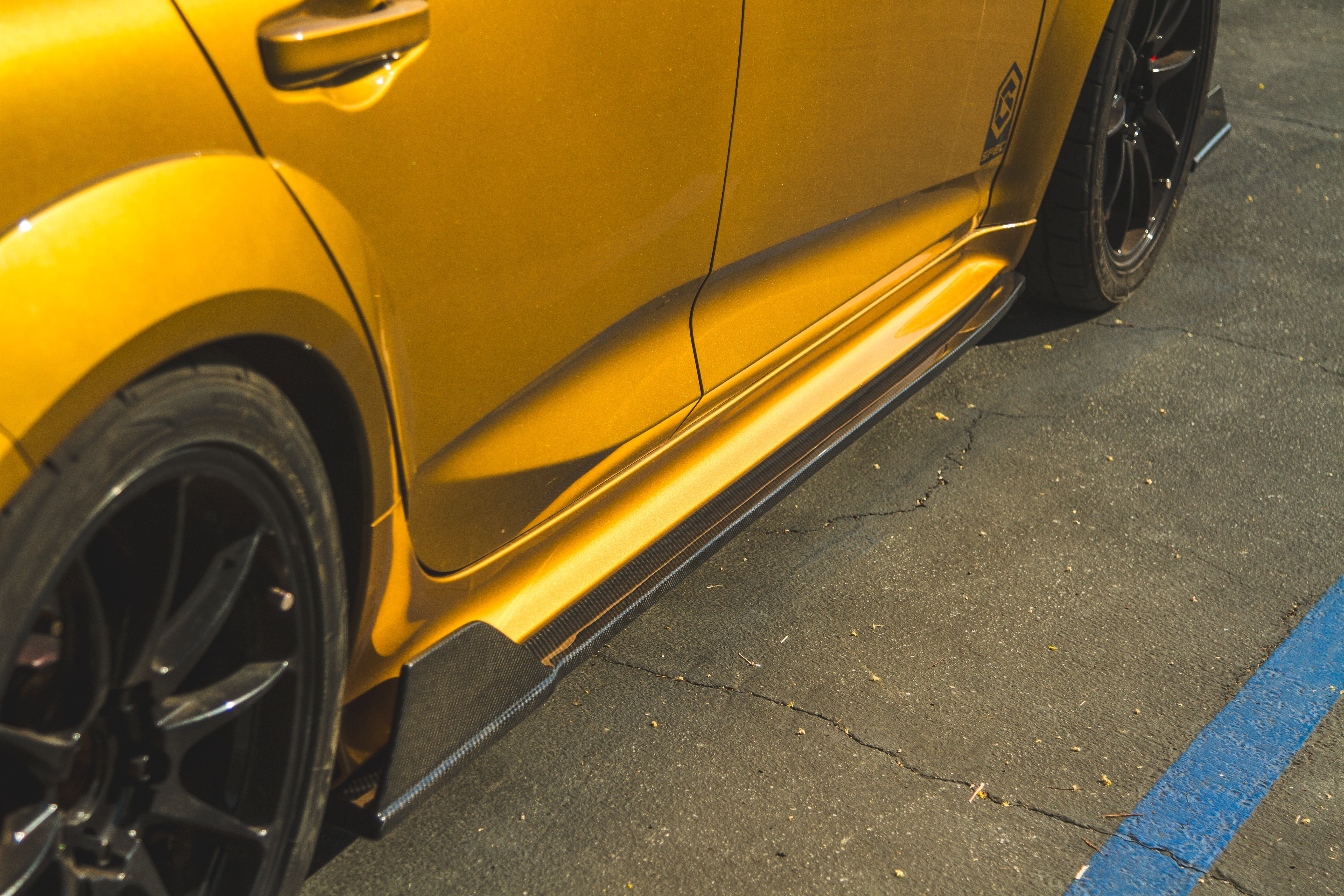 Acura Integra Type S DE5 Carbon Fiber Side Rocker Extensions/ Side Skirt 2023 - Current-Side Rocker Extensions-Grocery Getter Performance