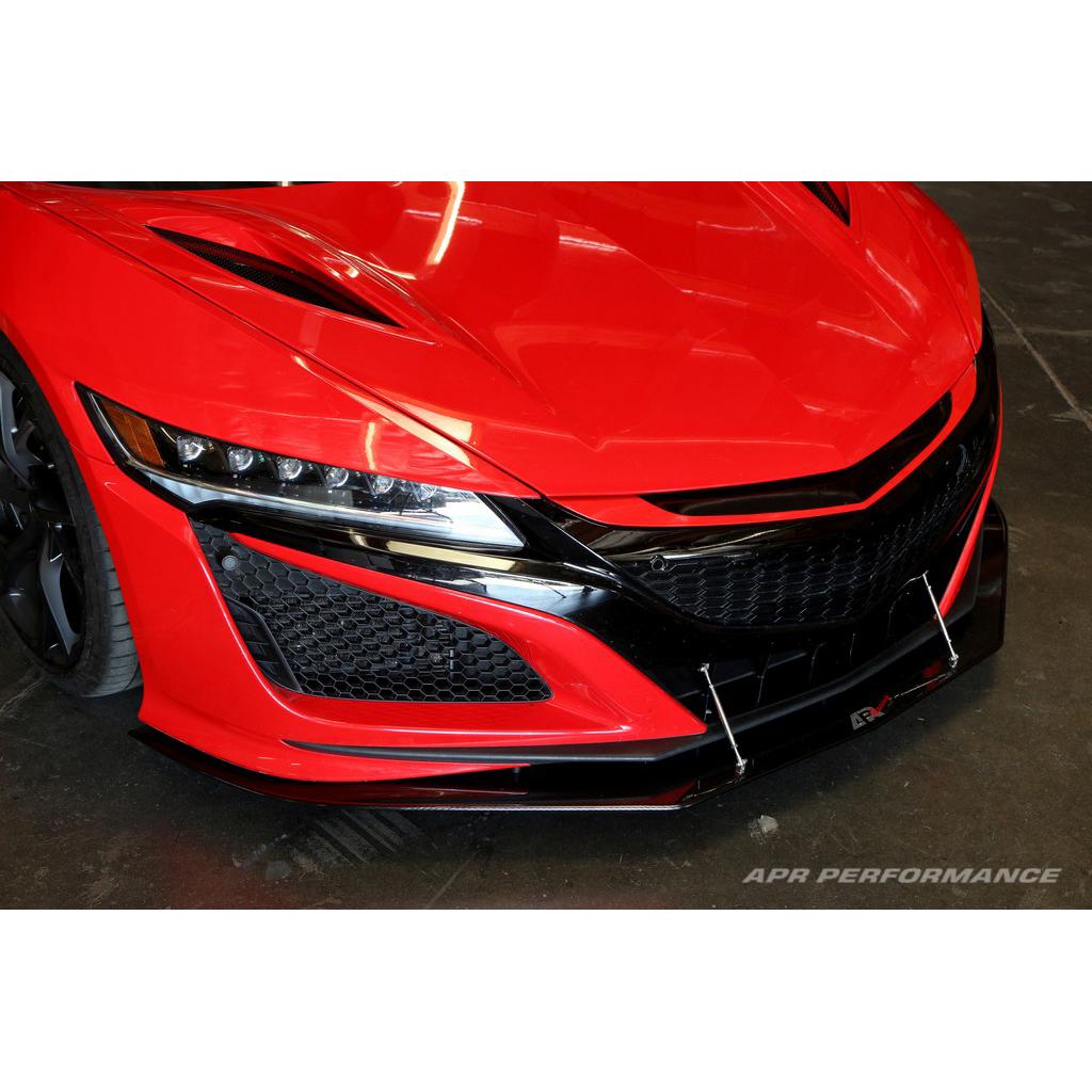 Acura NSX Stock Bumper Carbon Fiber Front Wind Splitter 2016 - 2022-Front Wind Splitter-Grocery Getter Performance