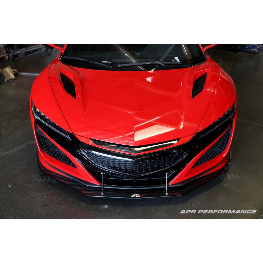 Acura NSX Stock Bumper Carbon Fiber Front Wind Splitter 2016 - 2022-Front Wind Splitter-Grocery Getter Performance