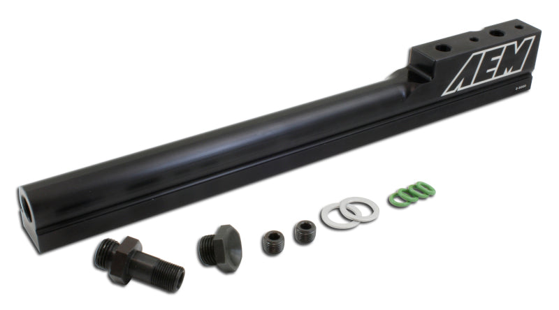 AEM 94-01 Integra Black Fuel Rail-Fuel Rails-Grocery Getter Performance