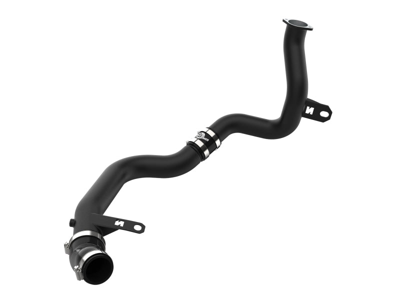aFe 22-23 Hyundai Kona N L4 2.0L (t) BladeRunner 2-1/4in to 2-1/2in Aluminum Hot Charge Pipe - Black-Intercoolers-Grocery Getter Performance