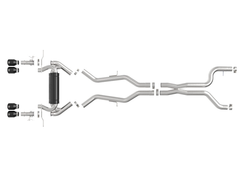 aFe 23-25 BMW M2 L6-3.0L (G87) MACH Force-Xp Cat-Back Exhaust w/ Black Tip - Grocery Getter Performance