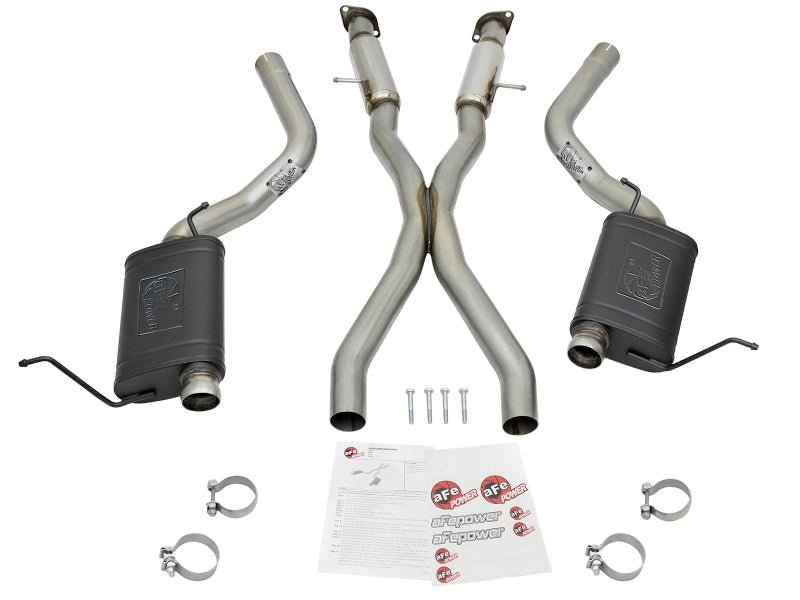 aFe MACHForce XP 12-17 Jeep Grand Cherokee WK2 SRT8 V8-6.4L 304SS Cat-Back Exhaust System - Grocery Getter Performance