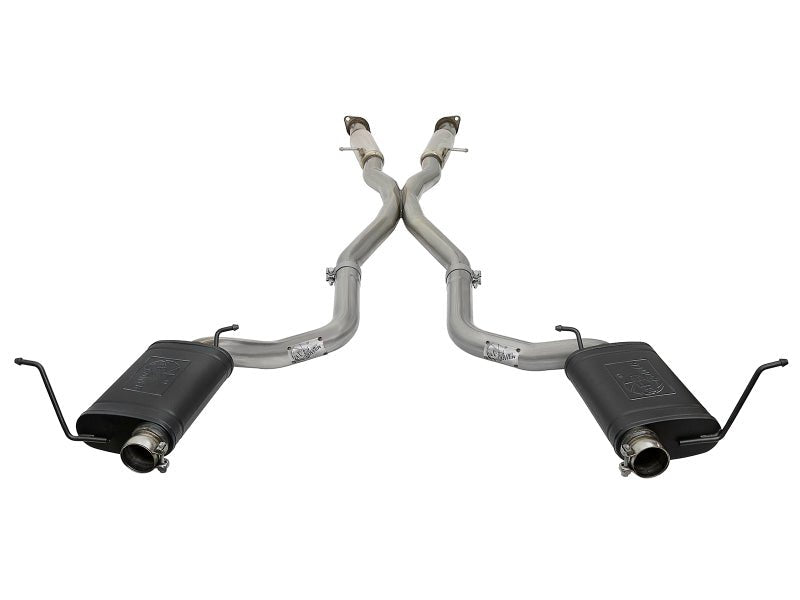 aFe MACHForce XP 12-17 Jeep Grand Cherokee WK2 SRT8 V8-6.4L 304SS Cat-Back Exhaust System - Grocery Getter Performance