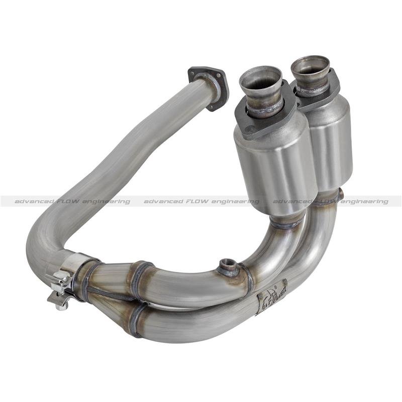 aFe Power Direct Fit Catalytic Converter Replacements Front 00-03 Jeep Wrangler (TJ) I6-4.0L - Grocery Getter Performance