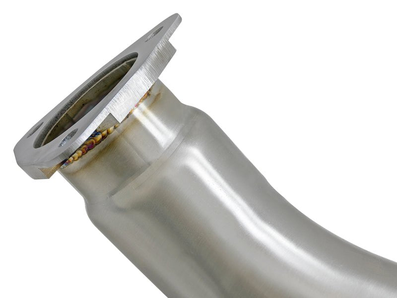 aFe POWER Takeda 2-1/2in to 2-1/4in 304SS Catback Dual-Exit Exhaust 17+ Honda Civic Type R w/CF Tips - Grocery Getter Performance