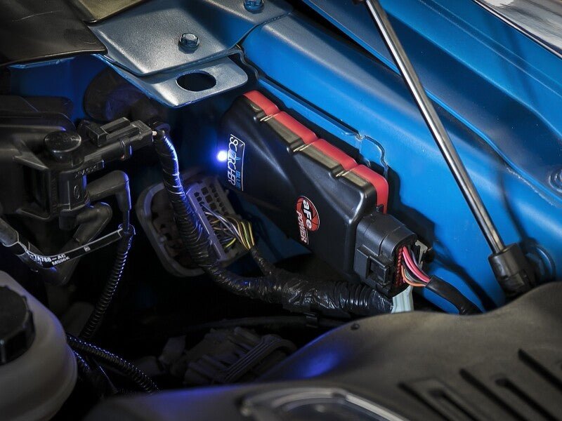 aFe Scorcher Bluetooth Power Module 2021-22 BMW M3 (G80)/ M4 (G82/G83) L6-3.0L (TT) S58 - Grocery Getter Performance