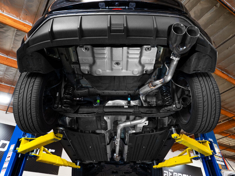 aFe Takeda 2-1/2in 304 Stainless Steel Axle-Back Exhaust w/ Black Tip Hyundai Kona 24-26 L4-1.6L (t)-Axle Back-Grocery Getter Performance