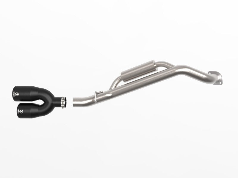 aFe Takeda 2-1/2in 304 Stainless Steel Axle-Back Exhaust w/ Black Tip Hyundai Kona 24-26 L4-1.6L (t)-Axle Back-Grocery Getter Performance