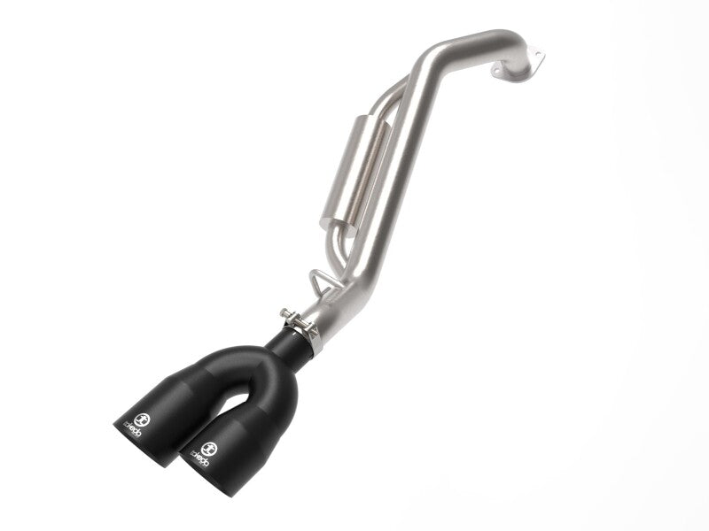 aFe Takeda 2-1/2in 304 Stainless Steel Axle-Back Exhaust w/ Black Tip Hyundai Kona 24-26 L4-1.6L (t)-Axle Back-Grocery Getter Performance