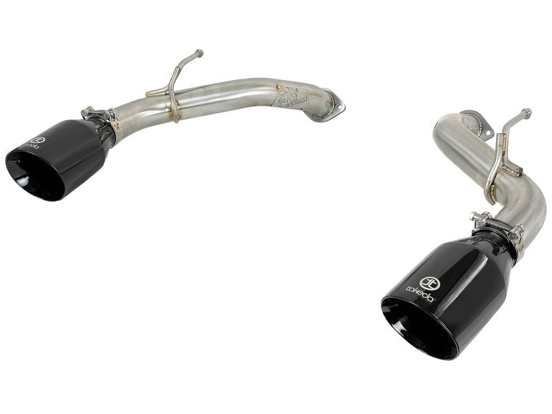 aFe Takeda 2.5in 304 SS Axle-Back Exhaust w/ Black Tips 16-18 Infiniti Q50 V6-3.0L (tt) - Grocery Getter Performance