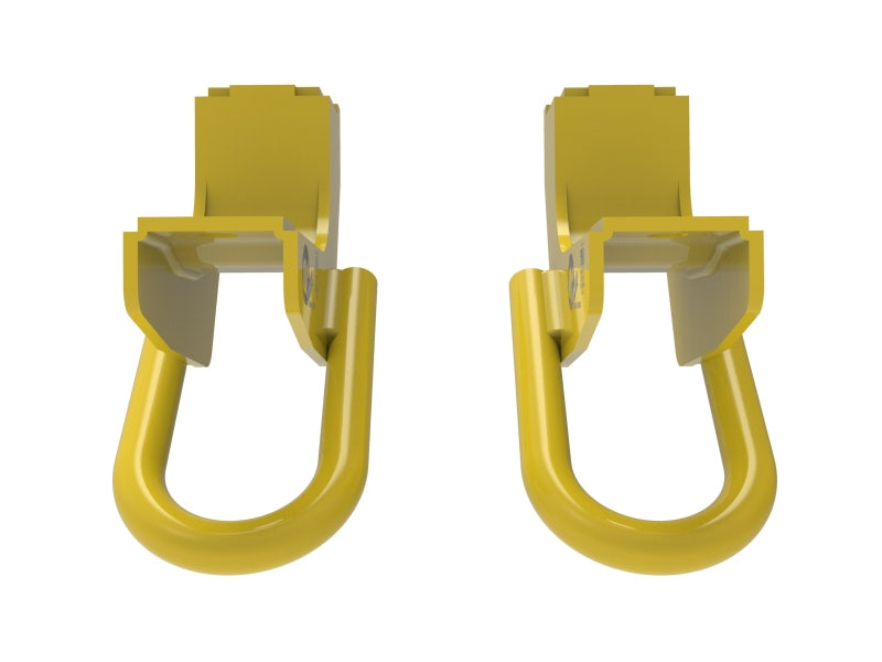 aFe Toyota Tundra 2022 V6-3.5L (tt) Front Tow Hook Yellow-Tow Hooks-Grocery Getter Performance