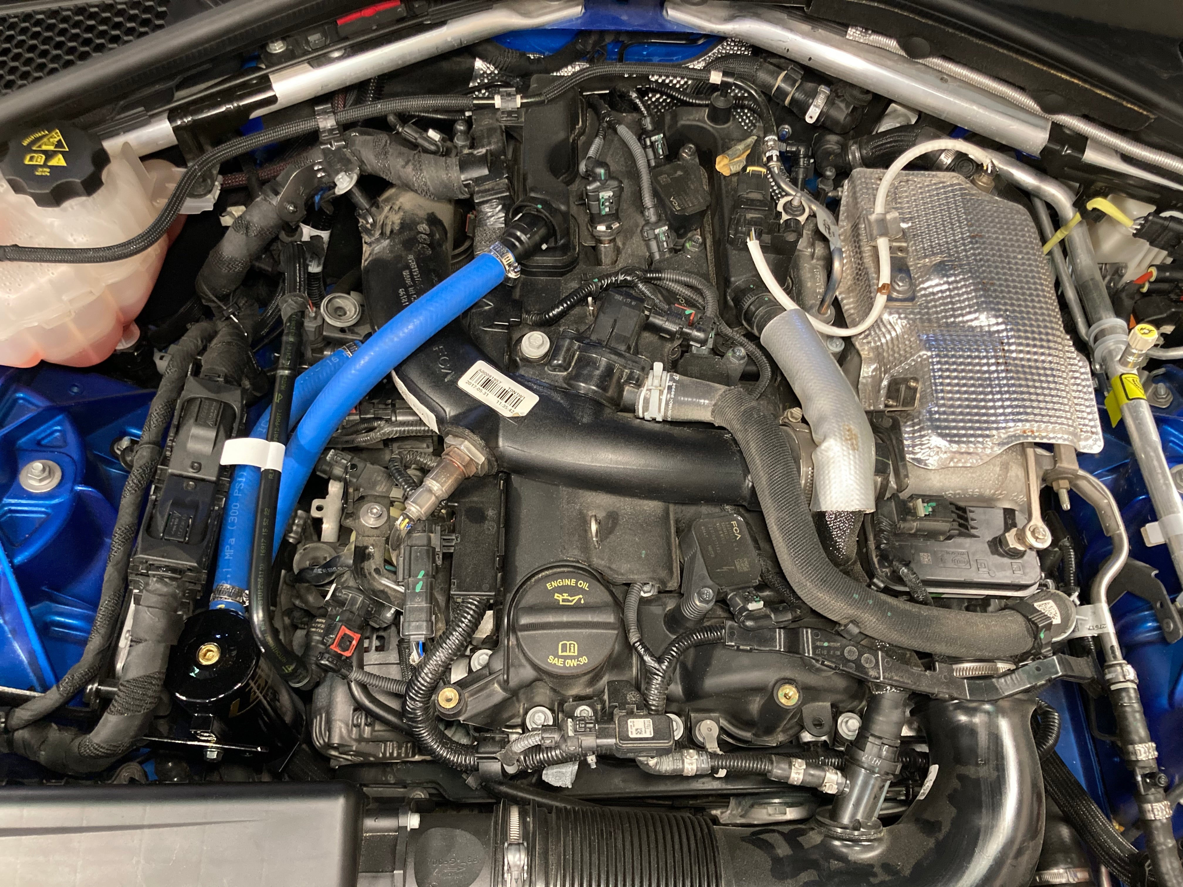 Alfa Romeo Giulia and Stelvio 2.0L Oil Catch Can kit