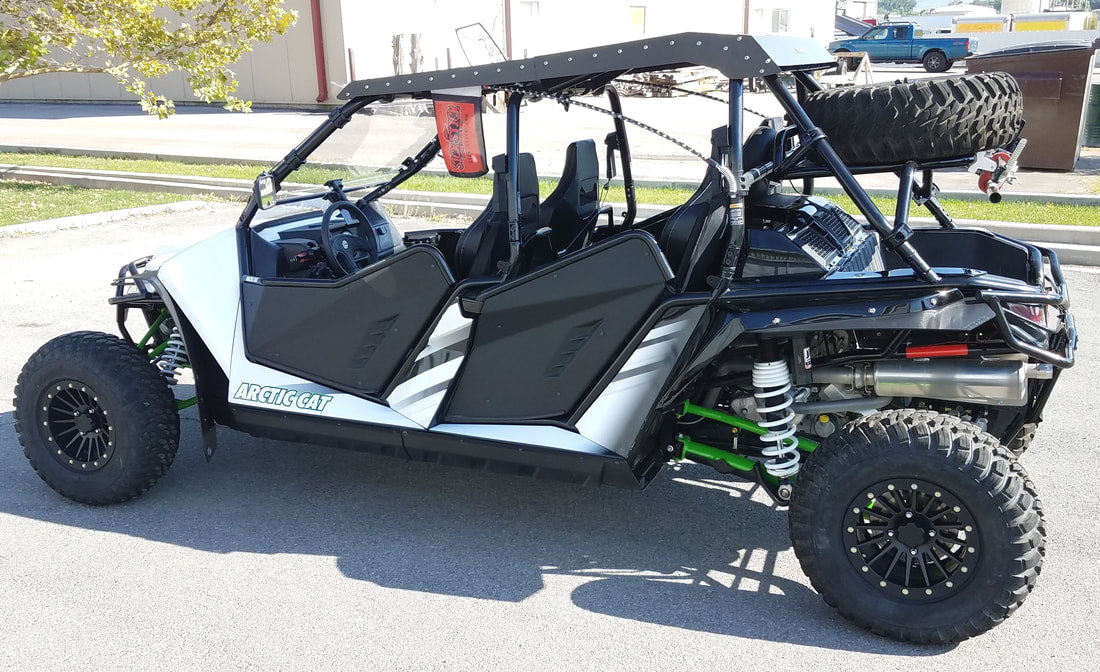 Arctic Cat WILDCAT X 1000 Fender Flare Extensions/Mud Flaps F&R