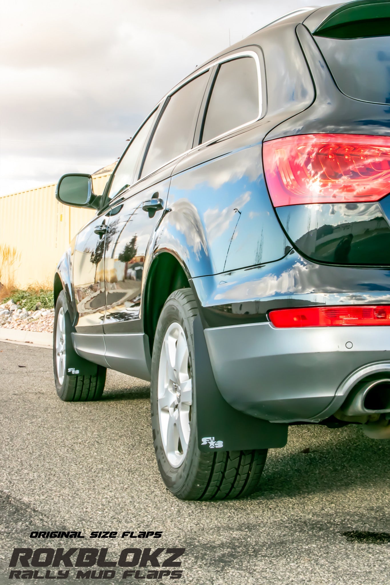 Audi Q7 SUV 2010-2015 Rally Mud Flaps