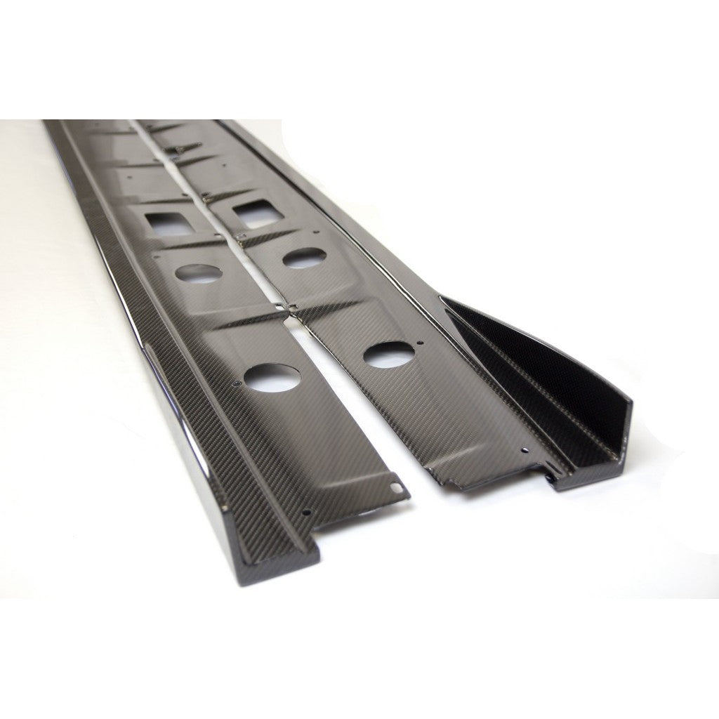 Audi R8 Carbon Fiber Side Rocker Extensions/ Side Skirt 2016-2018-Side Rocker Extensions-Grocery Getter Performance