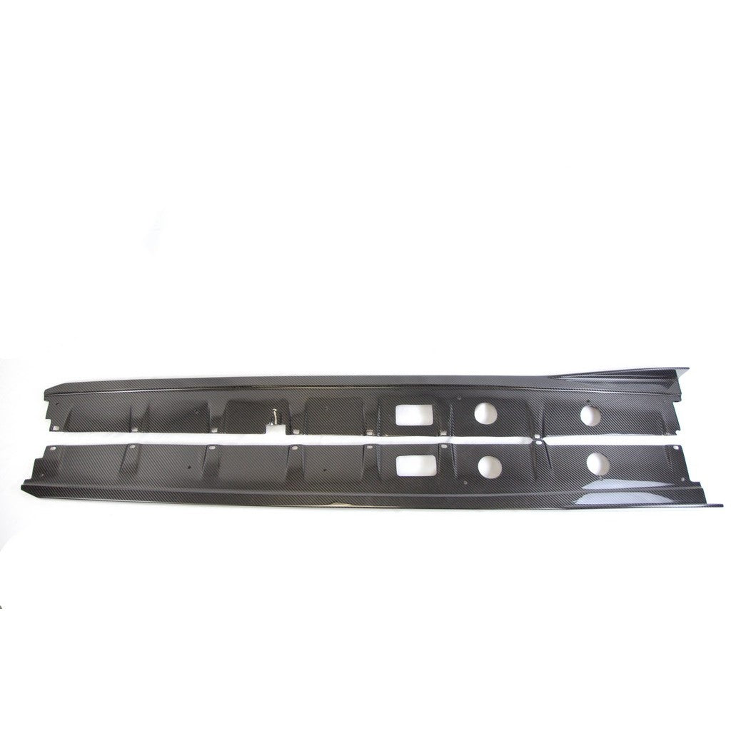 Audi R8 Carbon Fiber Side Rocker Extensions/ Side Skirt 2016-2018-Side Rocker Extensions-Grocery Getter Performance