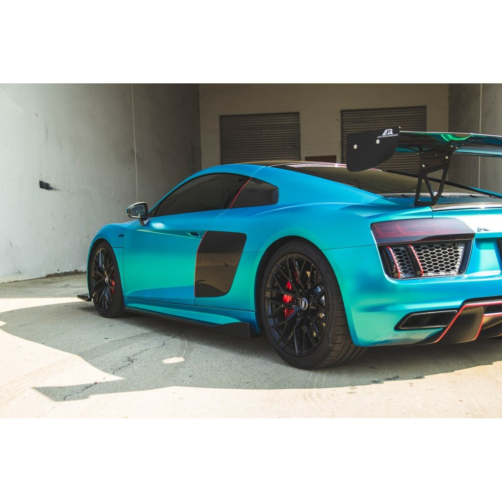 Audi R8 Carbon Fiber Side Rocker Extensions/ Side Skirt 2016-2018-Side Rocker Extensions-Grocery Getter Performance