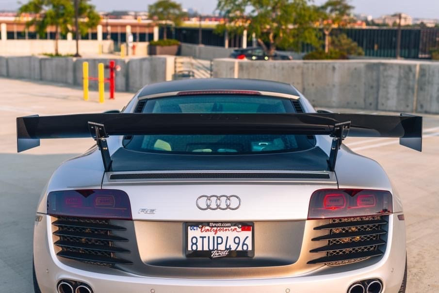 Audi R8 GTC500 Carbon Fiber Adjustable Wing 2006-2014-GTC-500 Wing-Grocery Getter Performance