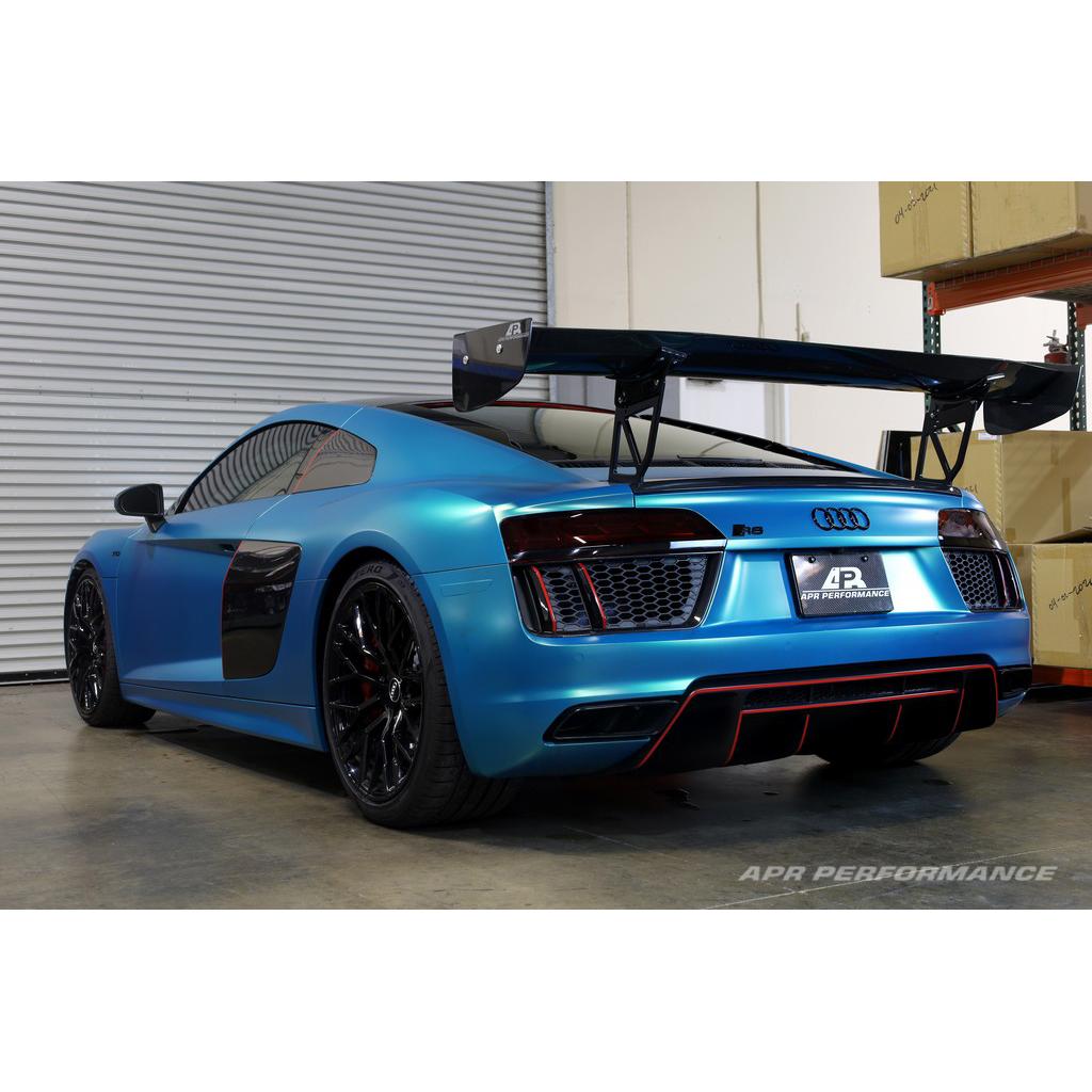 Audi R8 GTC500 Carbon Fiber Adjustable Wing and Trunk Panel Replacement 2016-2022-GTC-500 Wing-Grocery Getter Performance