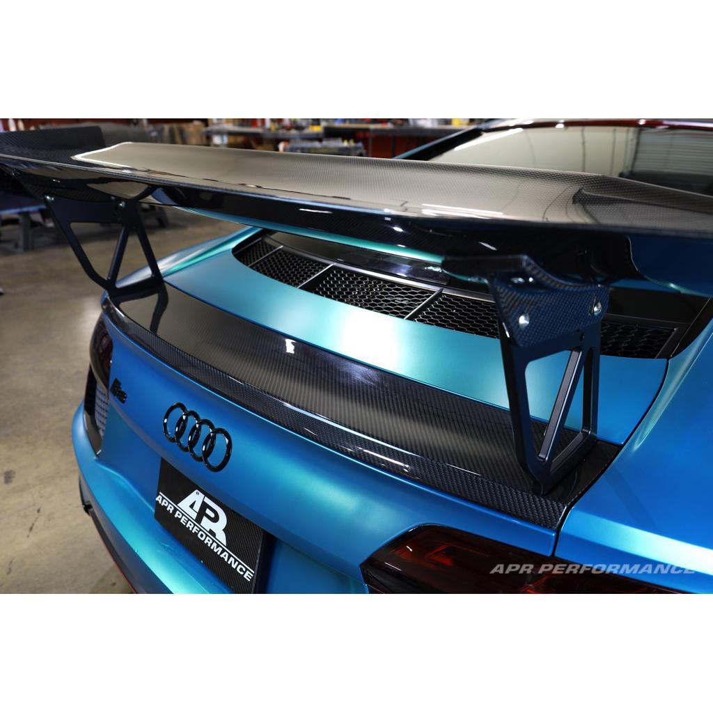 Audi R8 GTC500 Carbon Fiber Adjustable Wing and Trunk Panel Replacement 2016-2022-GTC-500 Wing-Grocery Getter Performance