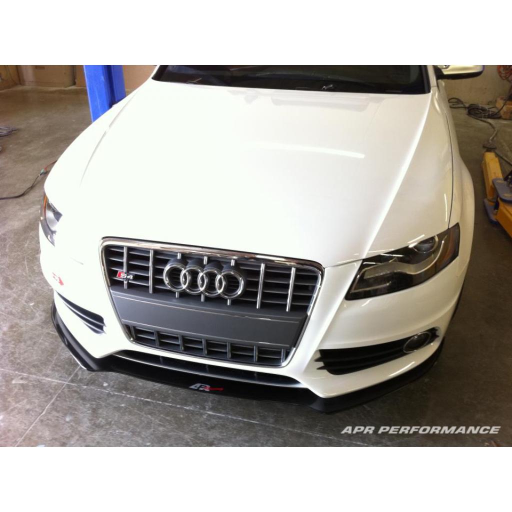 Audi S4 Stock Bumper Carbon Fiber Front Wind Splitter 2009-2012-Front Wind Splitter-Grocery Getter Performance