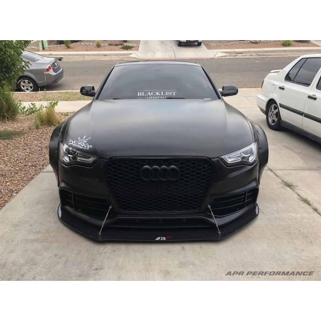 Audi S5 / RS5 Stock Bumper Carbon Fiber Front Wind Splitter 2013-2016-Front Wind Splitter-Grocery Getter Performance