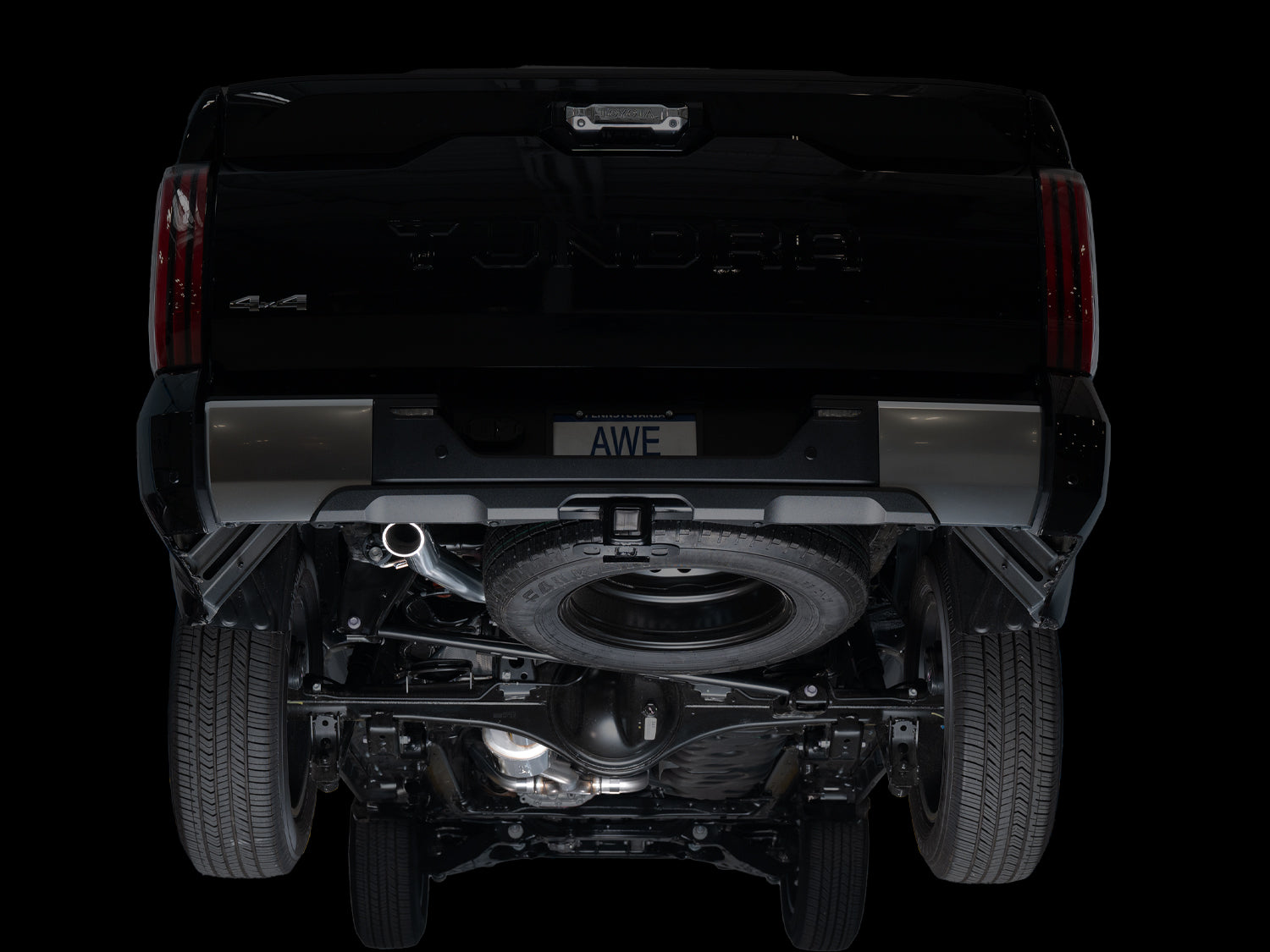 AWE 0FG Exhaust for 3rd Gen Toyota Tundra - BashGuard™ Only