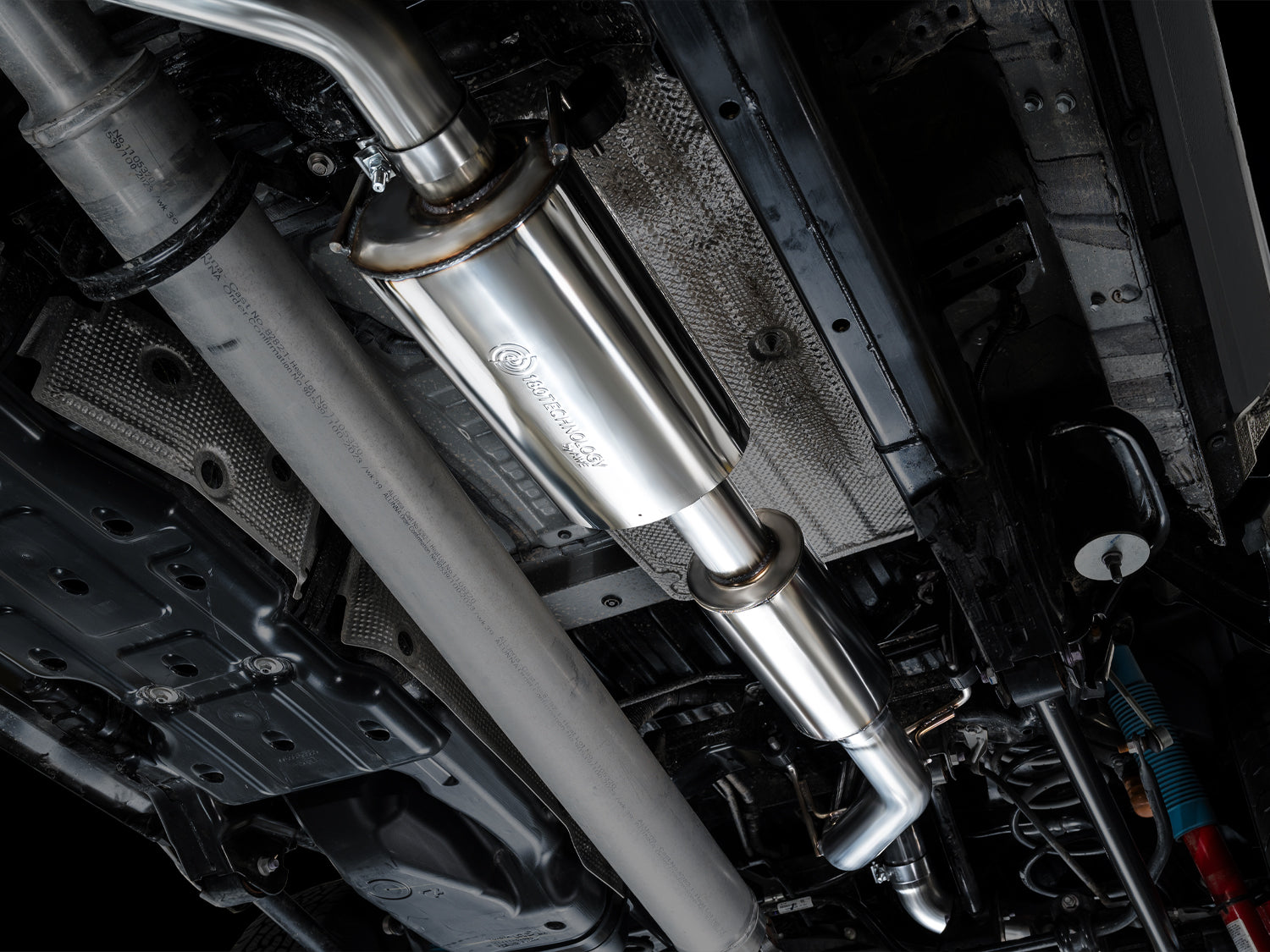 AWE 0FG Exhaust for 4th Gen Toyota Tacoma - Dual Diamond Black Tips
