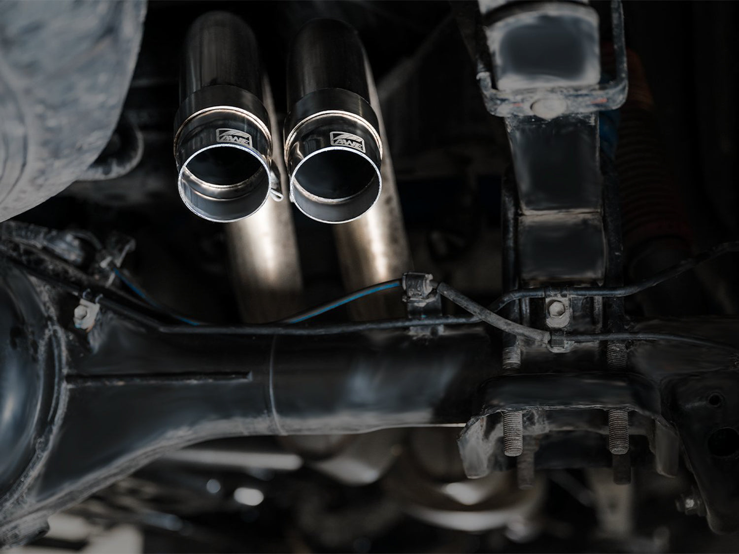 AWE 0FG Exhaust with BashGuard for 3rd Gen Tacoma - No Tips