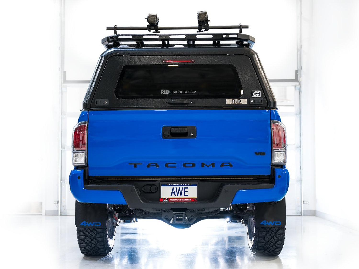 AWE 0FG Exhaust with BashGuard for 3rd Gen Tacoma - No Tips