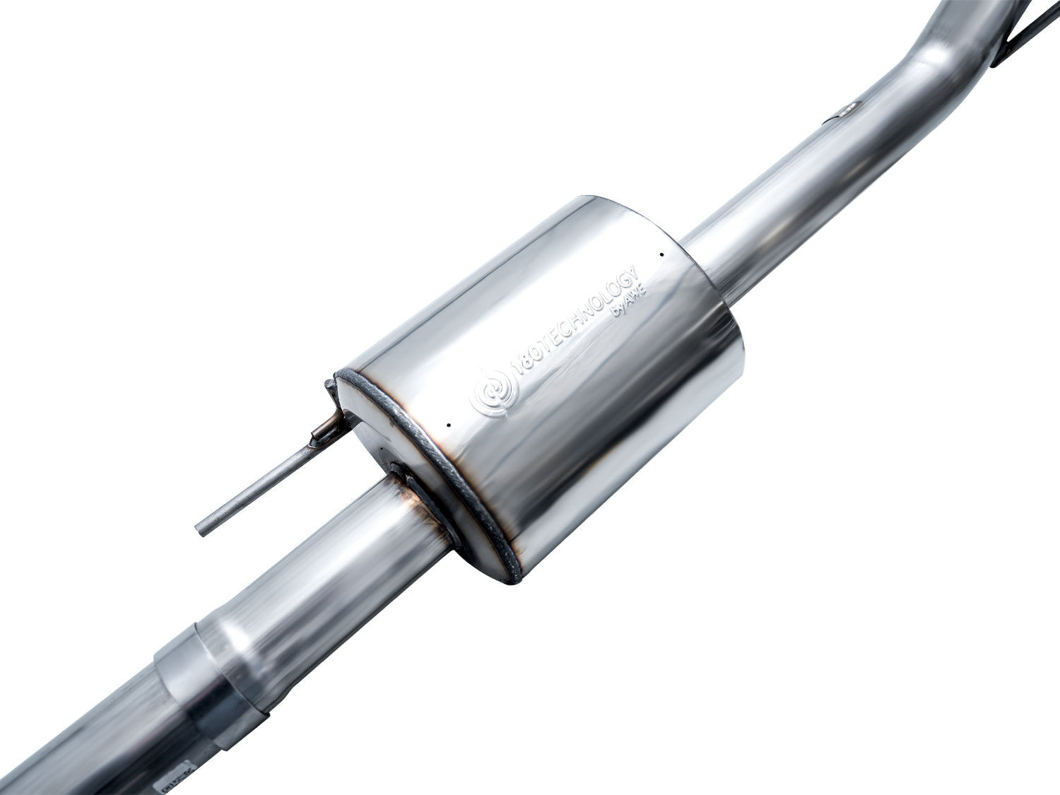 AWE 0FG Non-Resonated Catback for '21+ Ford F-150 Tremor (With Bumper Cutouts) - Chrome Silver Tips
