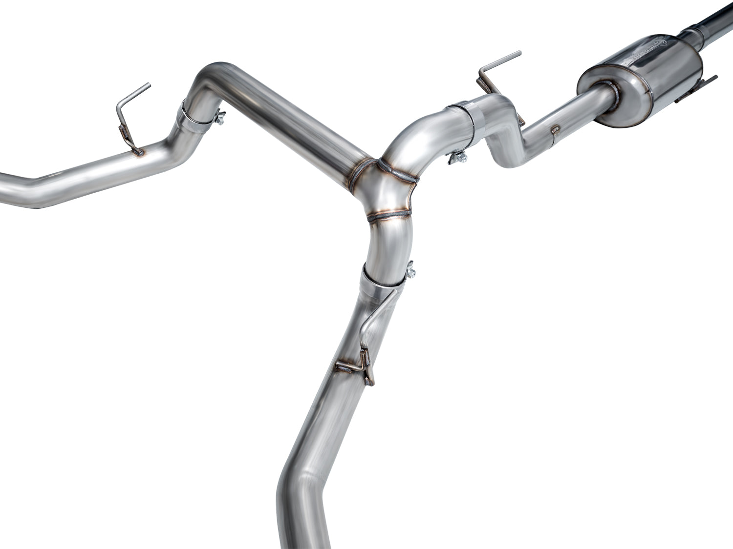 AWE 0FG Resonated Catback for '21+ Ford F-150 Tremor (With Bumper Cutouts) - Chrome Silver Tips