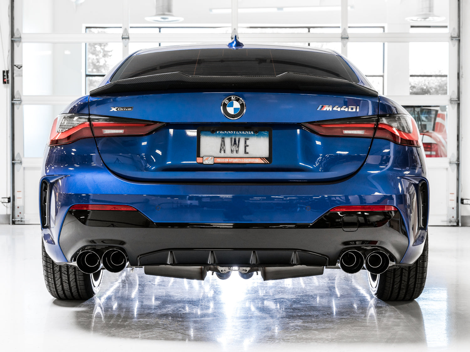 AWE Resonated Touring Edition Exhaust for G2X M340i / M440i - Diamond Black Tips
