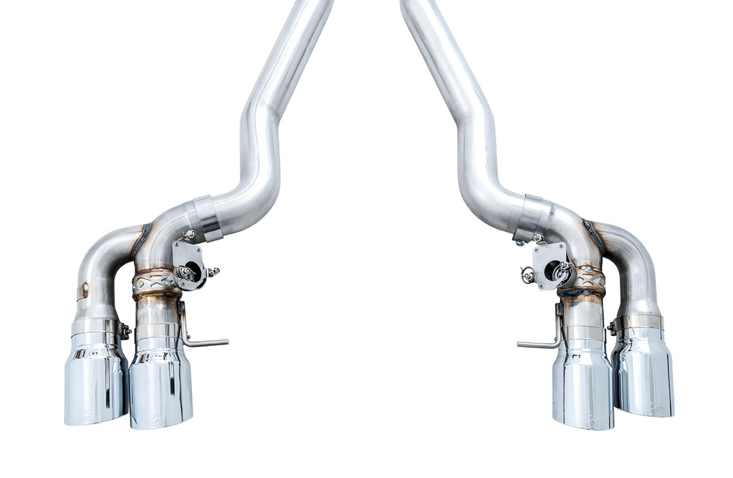AWE SwitchPath™ Axleback Exhaust for BMW F90 M5 - Chrome Silver Tips