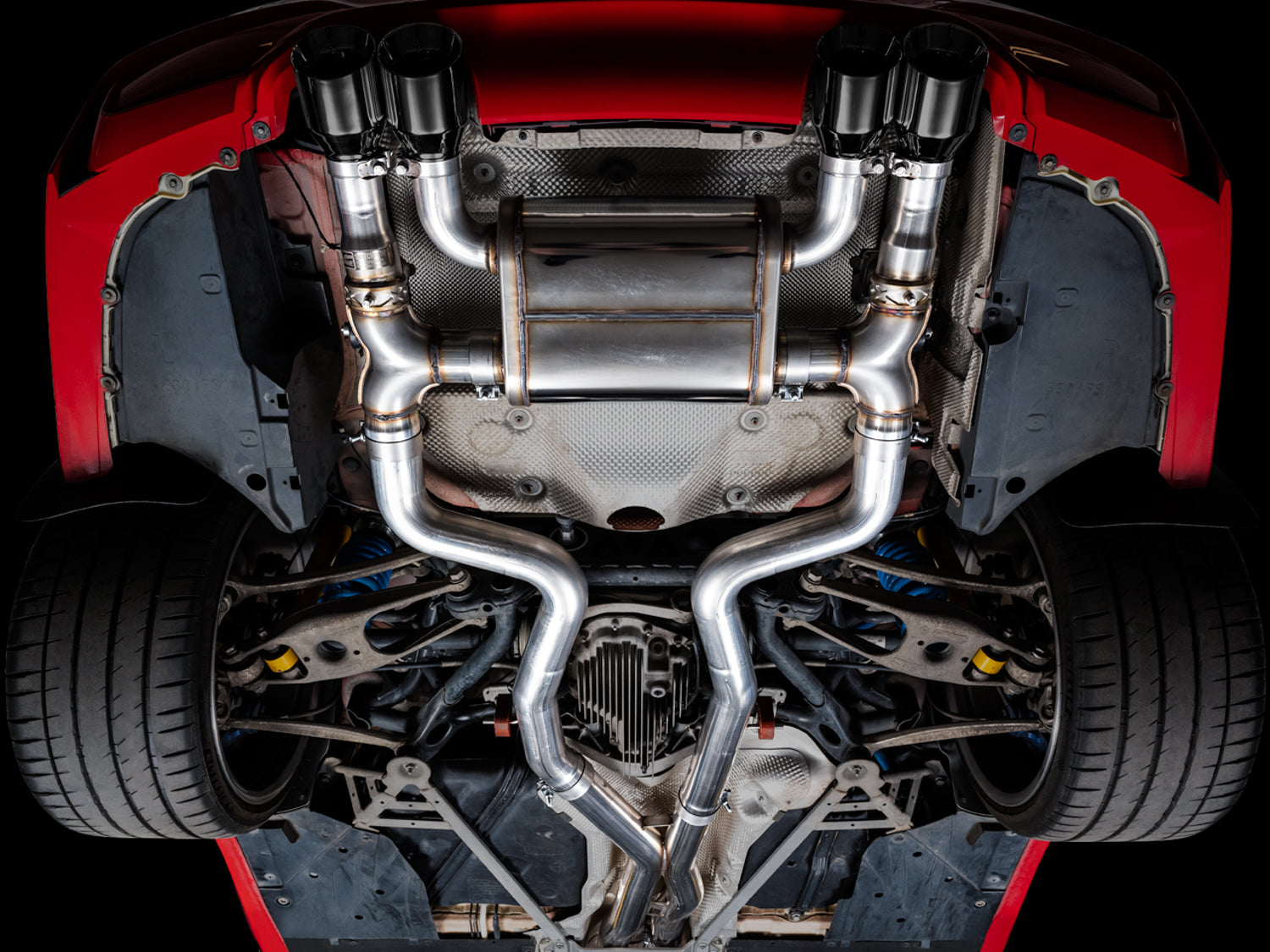 AWE SwitchPath™ Catback Exhaust for BMW F8X M3/M4 - Diamond Black