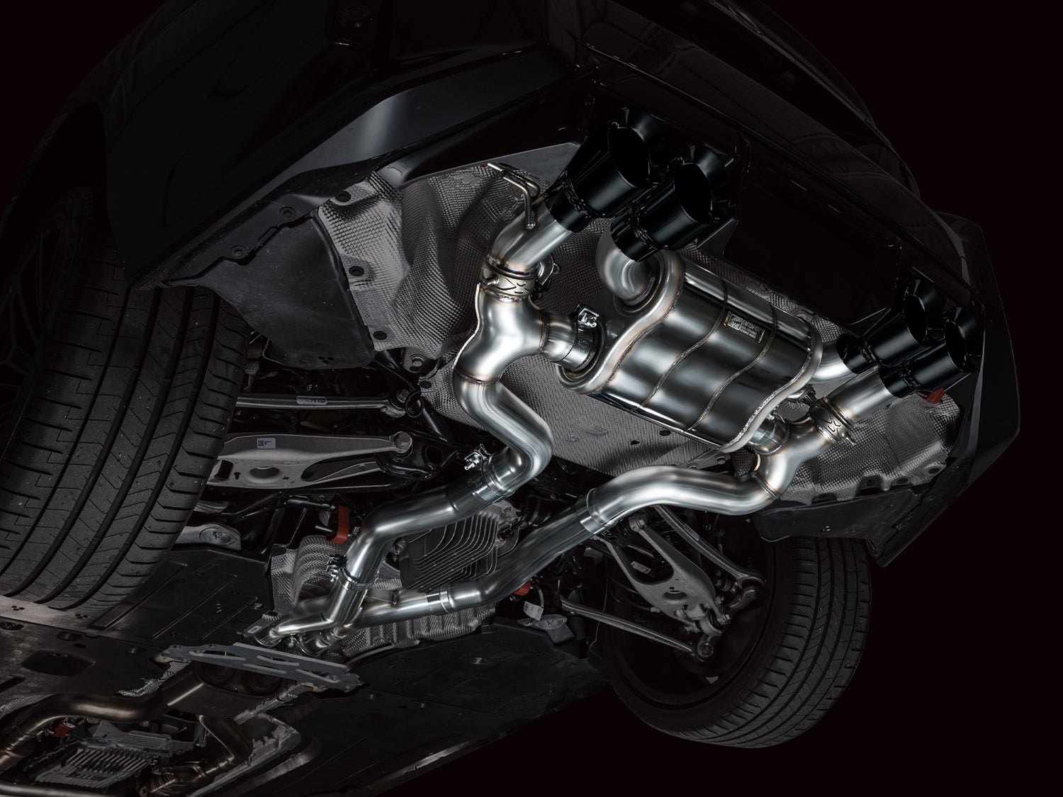 AWE SwitchPath™ Exhaust for BMW G87 M2 - Diamond Black Tips