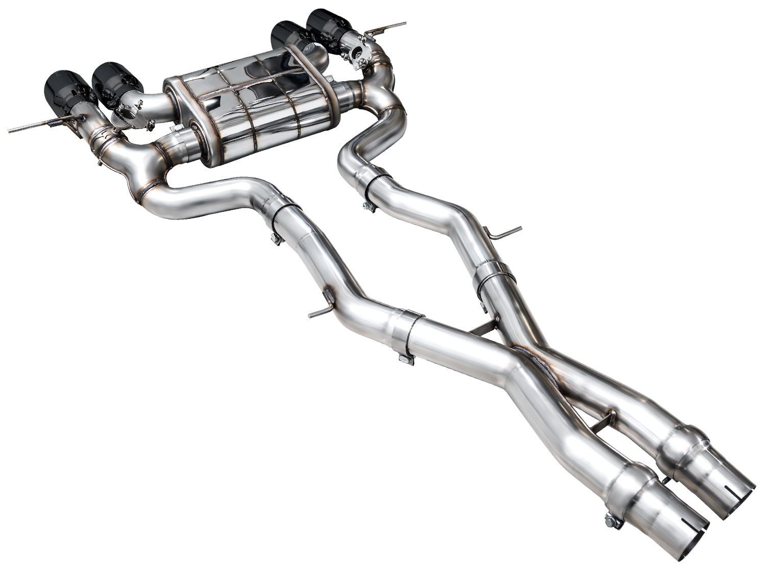 AWE SwitchPath™ Exhaust for BMW G87 M2 - Diamond Black Tips