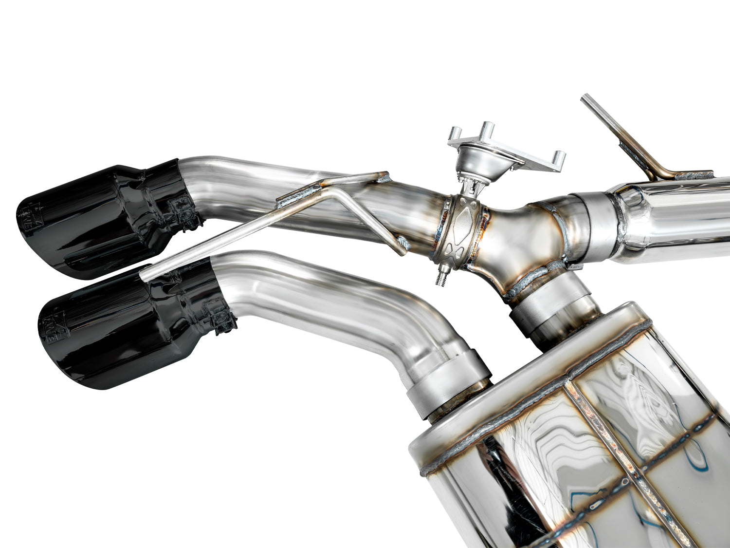 AWE SwitchPath™ Exhaust for Cadillac CT4-V Blackwing - Diamond Black Tips