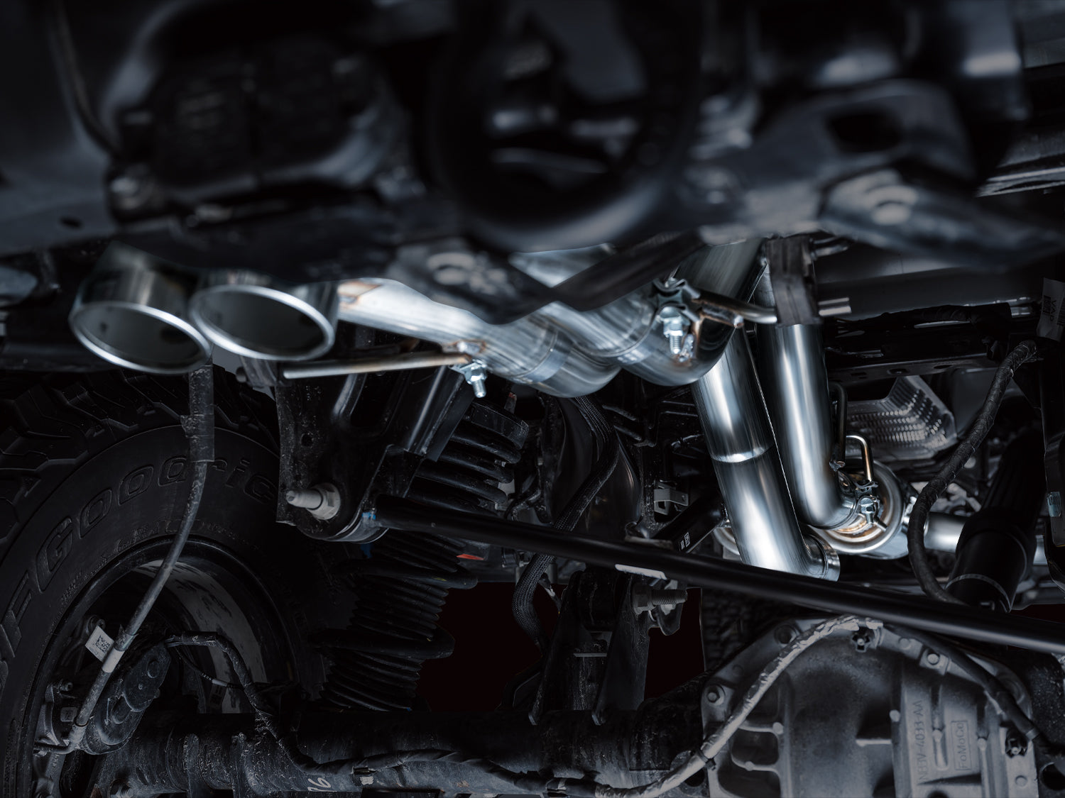 AWE SwitchPath Exhaust for Ford Bronco Raptor - Dual BashGuards