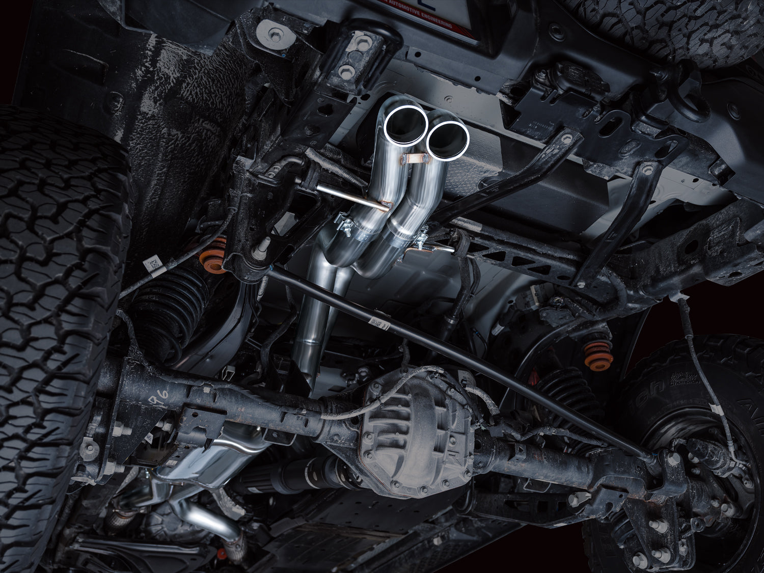 AWE SwitchPath Exhaust for Ford Bronco Raptor - Dual BashGuards