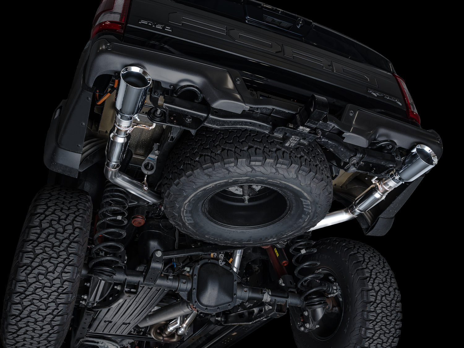 AWE SwitchPath™ Exhaust for Gen 3 Raptor - Chrome Silver Tips