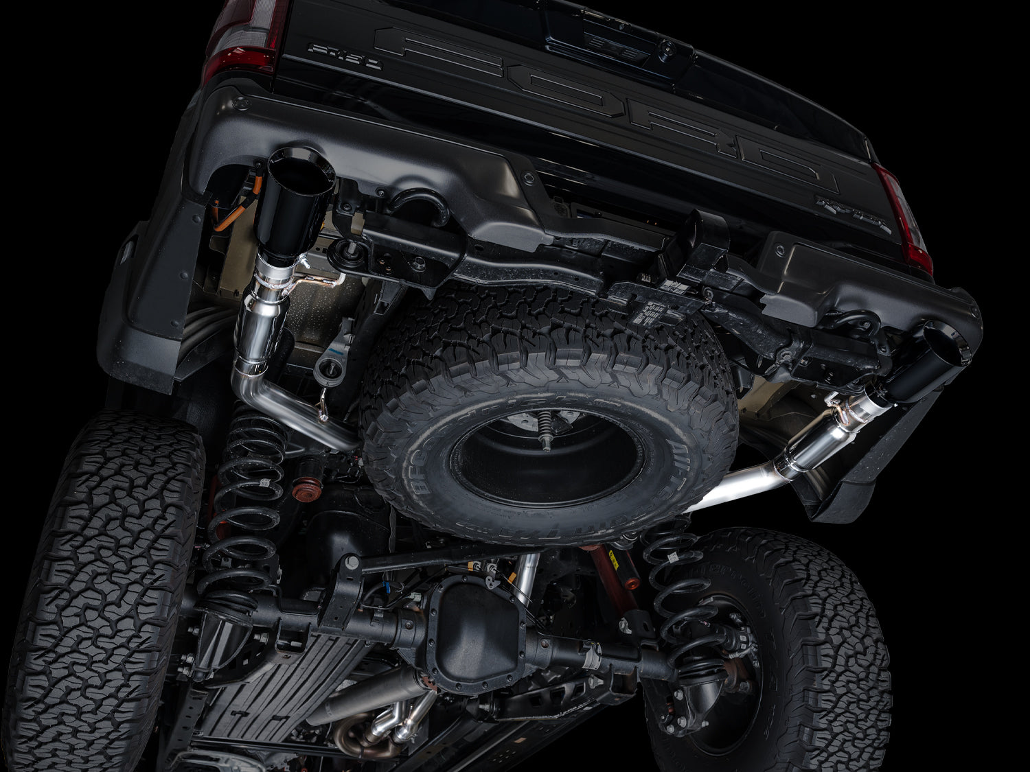 AWE SwitchPath™ Exhaust for Gen 3 Raptor - Diamond Black Tip