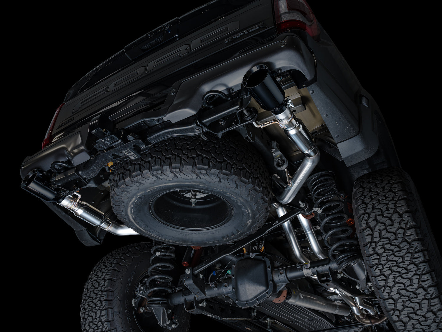 AWE SwitchPath™ Exhaust for Gen 3 Raptor - Diamond Black Tip