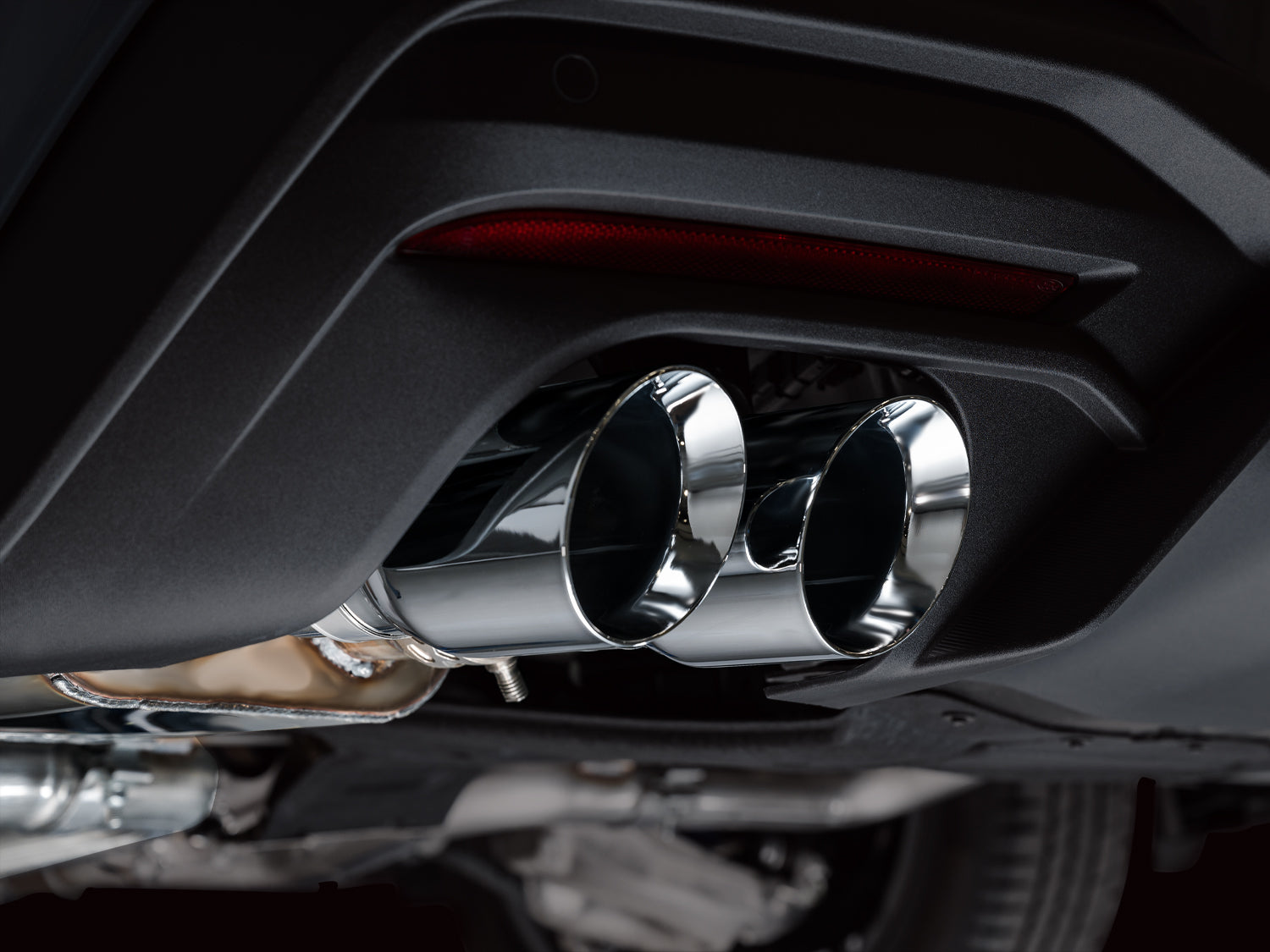 AWE SwitchPath™ Exhaust for S650 Ford Mustang GT Fastback - Quad Chrome Silver Tips