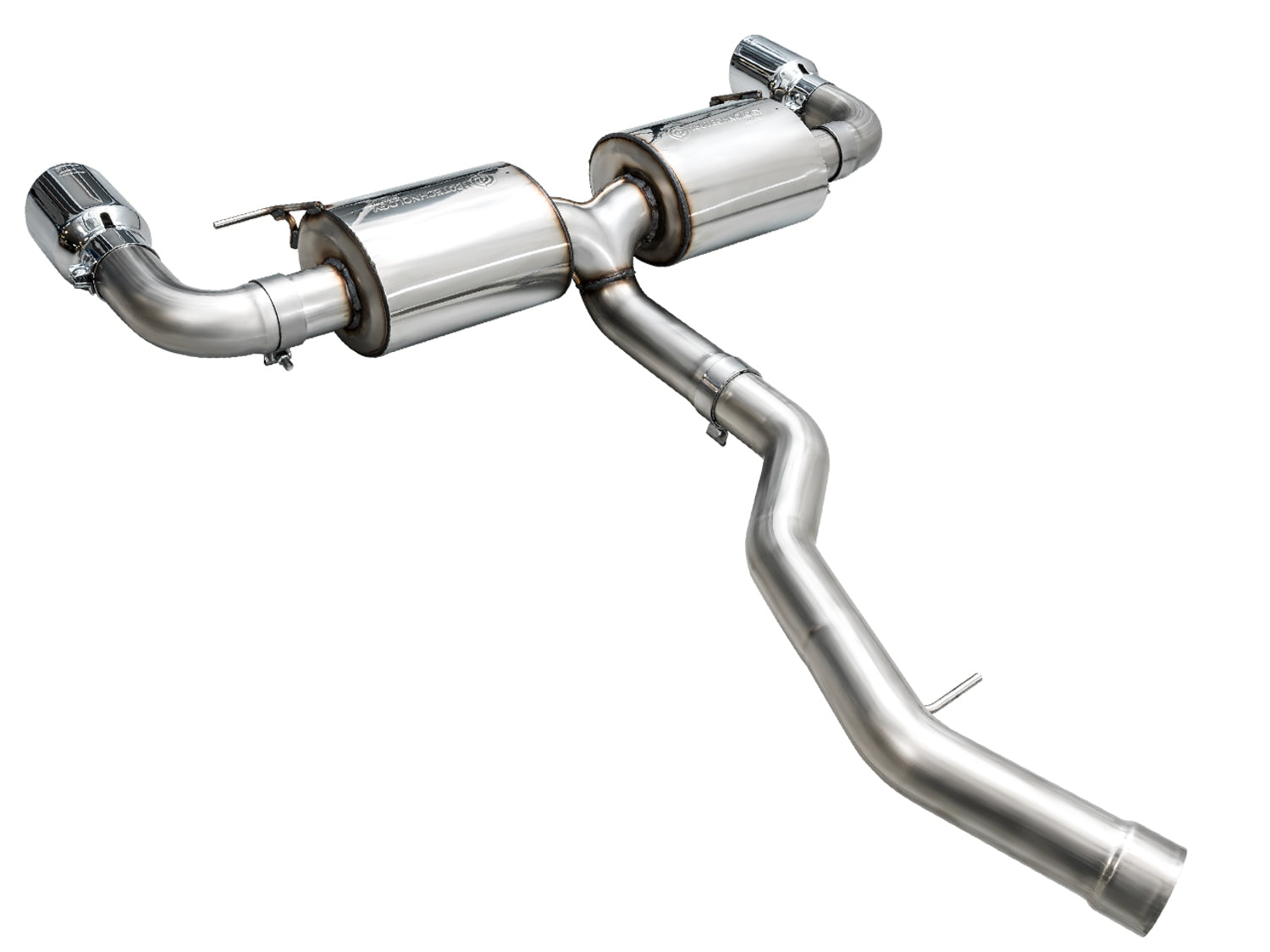 AWE Touring Edition Axle Back Exhaust for BMW G2X 330i/430i - Chrome Silver