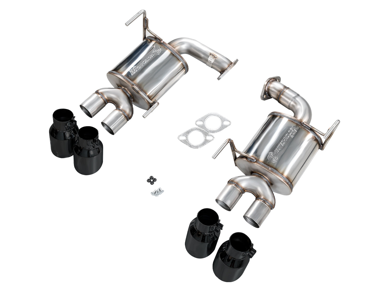 AWE Touring Edition Axleback Exhaust for VB Subaru WRX - Diamond Black Tips