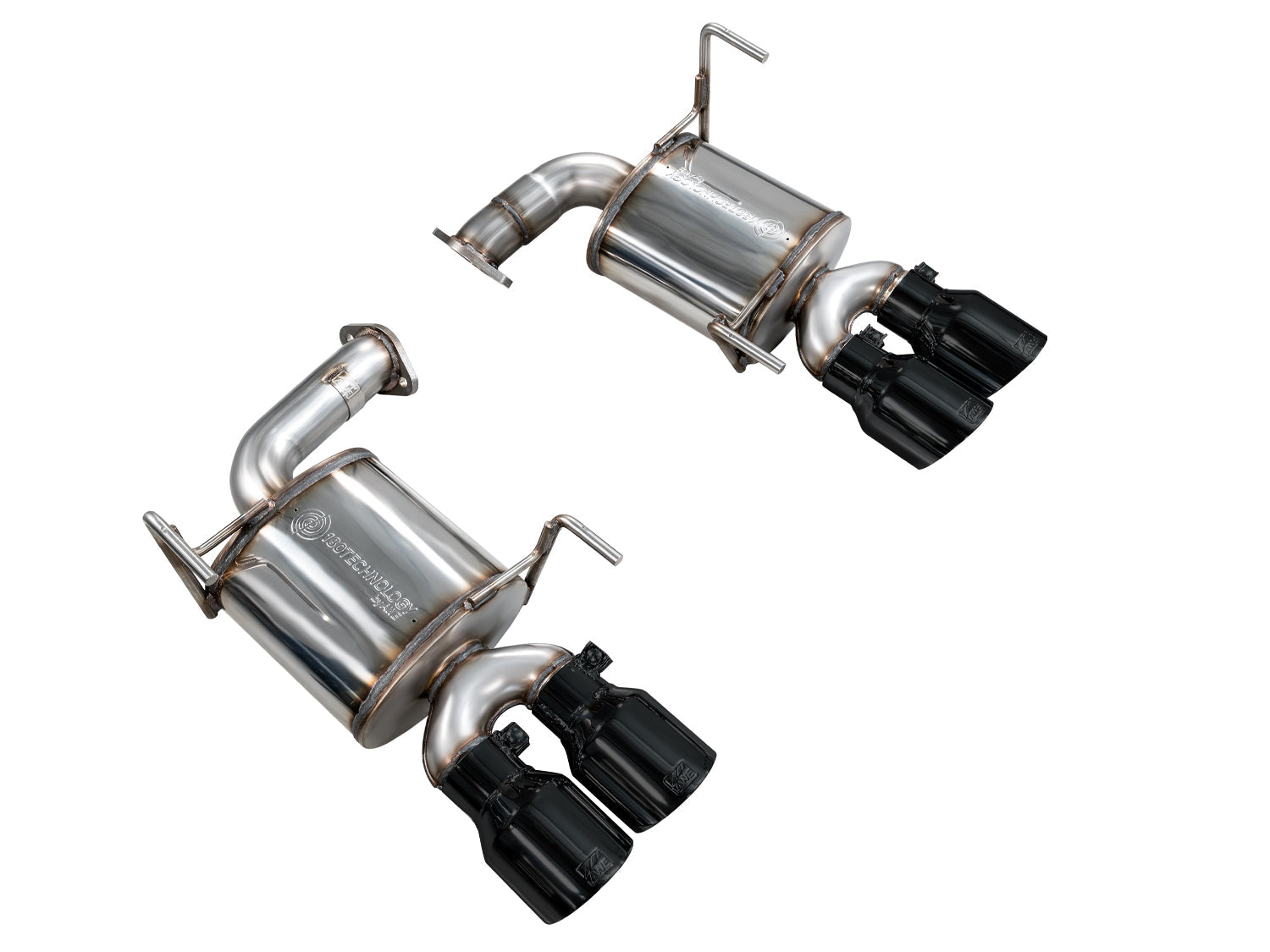 AWE Touring Edition Axleback Exhaust for VB Subaru WRX - Diamond Black Tips