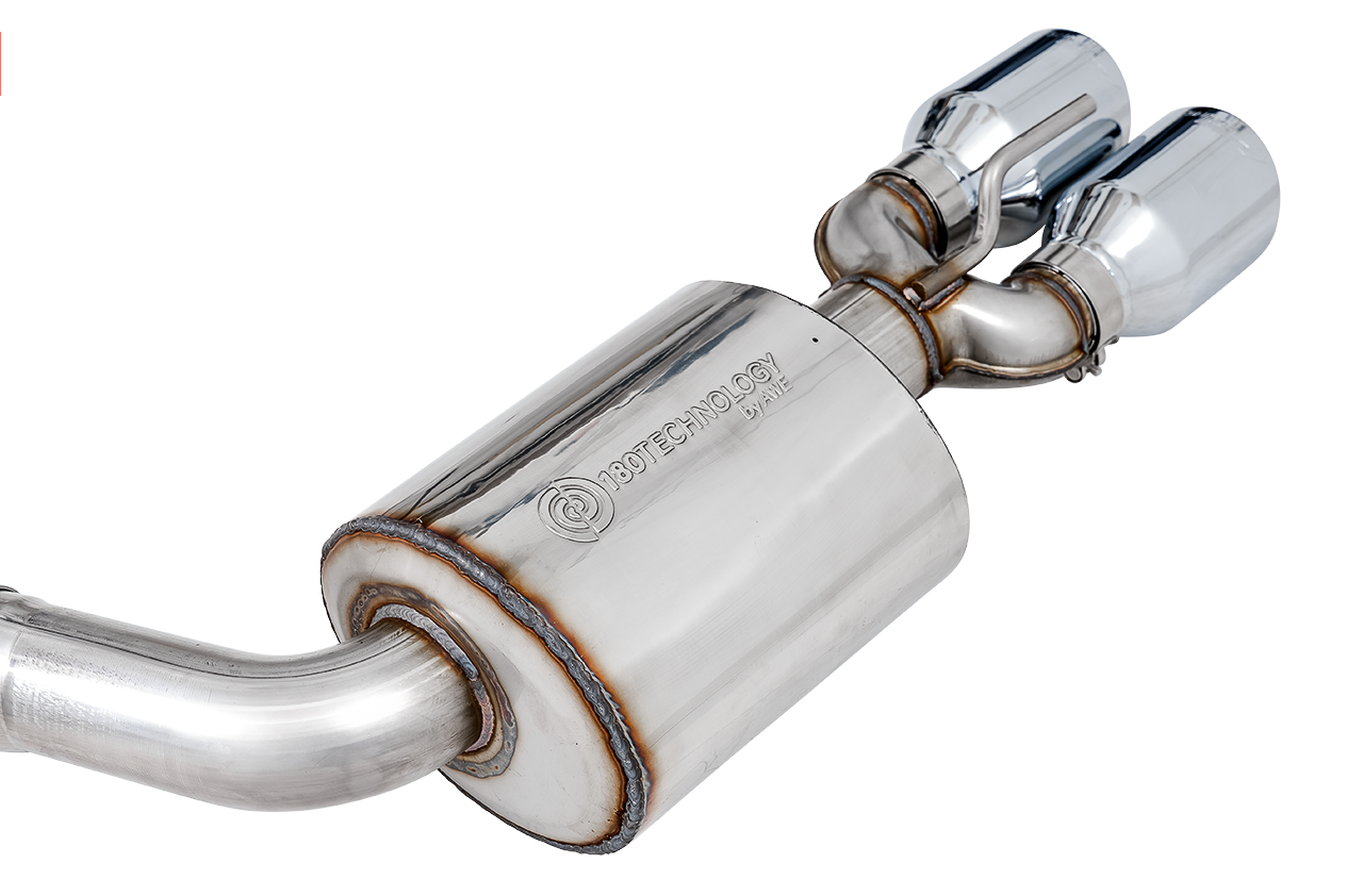 AWE Touring Edition Exhaust for 17+ Challenger 5.7 - Chrome Silver Quad Tips