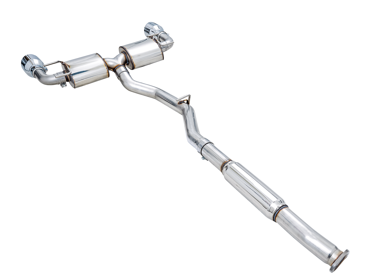 AWE Touring Edition Exhaust for Subaru BRZ / Toyota GR86 / Toyota 86 / Scion FR-S - Chrome Silver Tips